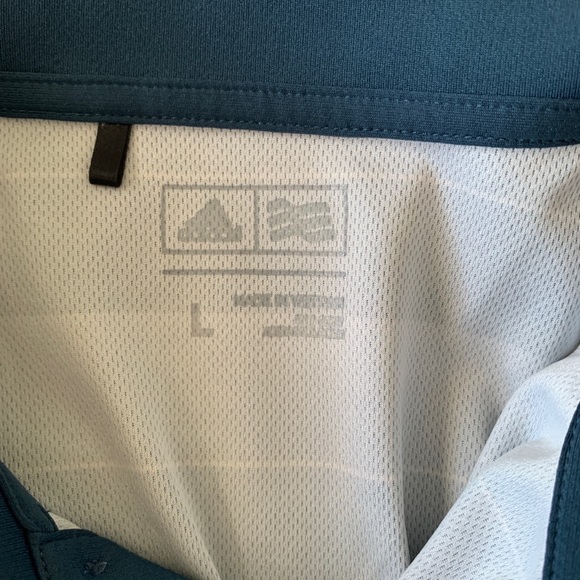 Adidas Striped Golf Shirt - Picture 7 of 7